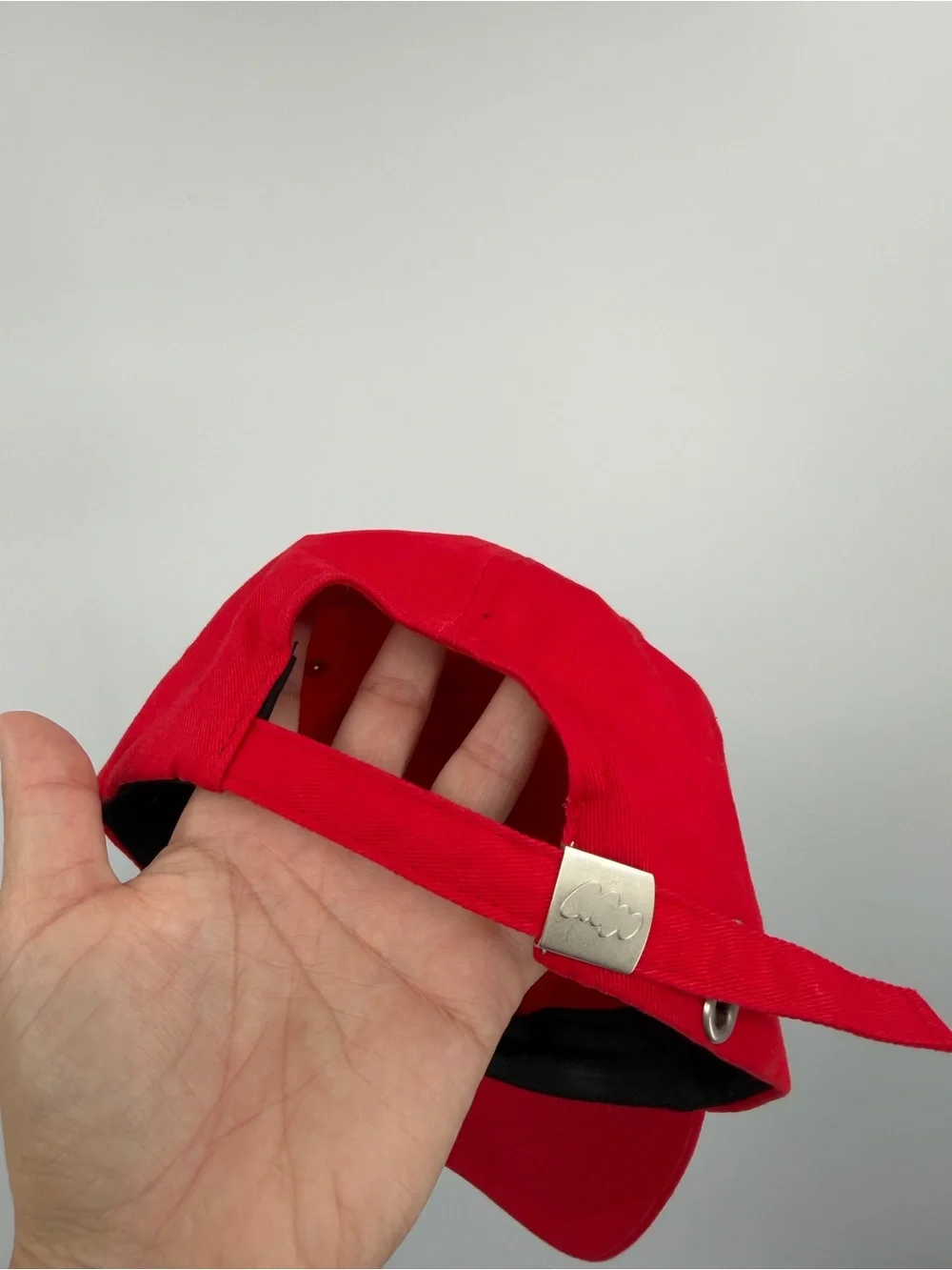 Madhappy Red Logo Baseball Hat One Size Adjustable